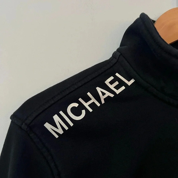 Michael Kors Quarter Zip Sweater Mock Neck Large - Picture 2 of 7